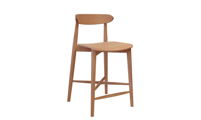 Tabouret en chêne blanc - BSFO-ANNA