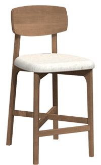 Tabouret en noyer BSFW-1910